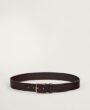 Nappa leather belt