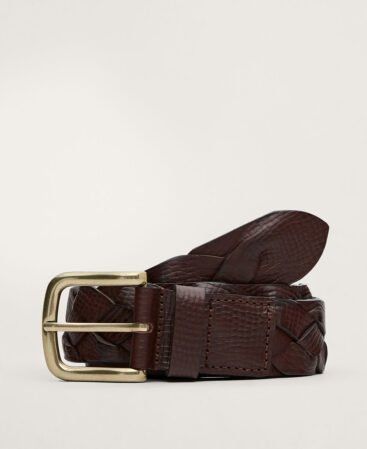 Braided Leather Belt