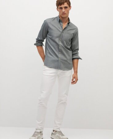 Slim fit modal cotton shirt